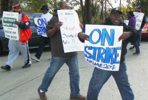 DWSD workers took direct action Sept. 30, 2012, striking for a week against assault on Detroit.