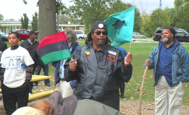 Rally to save Belle isle Sept. 22, 2012: BLACK POWER!!