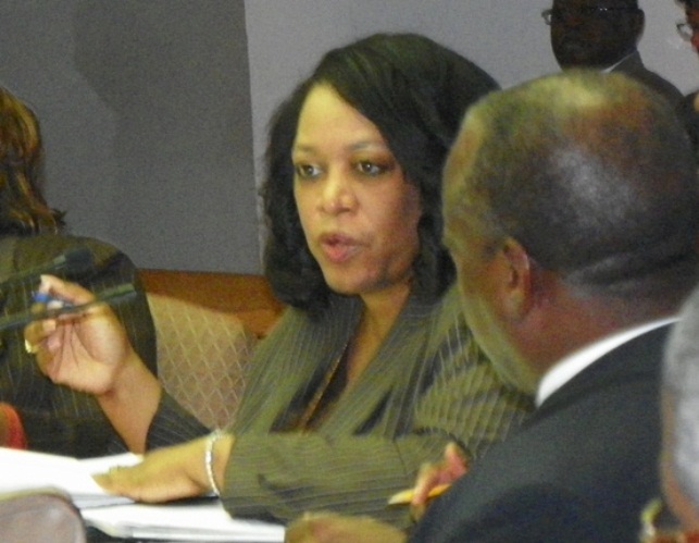 Then Corporation Counsel Krystal Crittendon tells City Council Nov. 20, 2012 that she cannot ethically recommend they vote for a contract with the Miller-Canfield law firm and other portions of the "Milestone Agreement" because they represent stae "extortion."