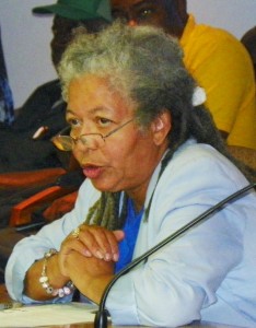 Valerie Glenn at City Council meeting Aug. 7, 2012.