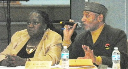 Council members JoAnn Watson and Kwame Kenyatta also strenously opposed the Hantz Farms land grab at public hearing Dec. 10, 2012.