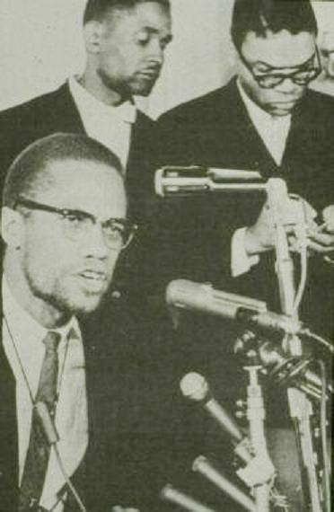 Malcolm X and Louis Farrakhan