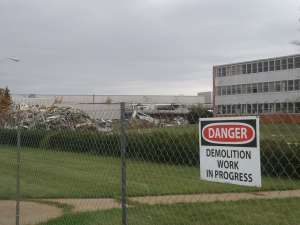 Demolition of Ford Wixom Assembly Plant.
