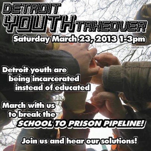 Detroit Youth Takeover large poster