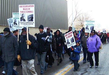 MLK Day March in Detroit, 2011