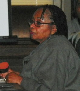 BOWC Detroit rep. Mary Blackmon at meeting March 13, 2013.