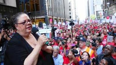 CTU Pres. Karen Lewis and Chicago teachers have led a massive strike, and are in the forefront of current school closings protests there.