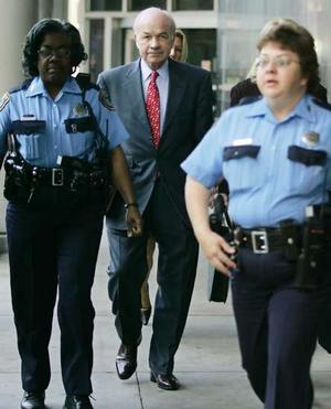 Enron's CEO Kenneth Lay during trial.