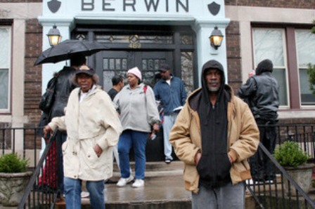 Residents of Berwin Apartments in Detroit's Cass Corridor, evicted by mystery buyer who may be Dan Gilbert.