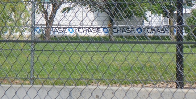 Chase Bank, which counts itself among many of the City of Detroit's creditors, and has also been responsible for thousands of foreclosures in the metro area and nationally.