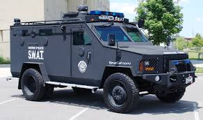 Bearcat style armored vehicle.