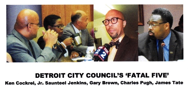 Detroit City Council members who voted for the Consent Agreement April 4, 2012, on the anniversary of Dr. Martin Luther King, Jr.'s assassination.