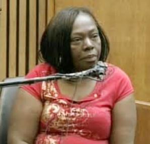 Mertilla Jones on stand during trial of Officer Joseph Weekley, who shot her 7-year-old grandchild Aiyana to death.