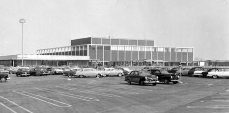 Northland Mall in 1954. It was built on Southfield swampland just outside the white northwest side of Detroit by the J.L. Hudson Company,