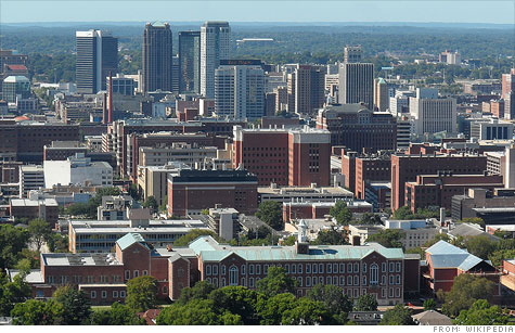 the City of Birmingham, Alabama in Jefferson County.