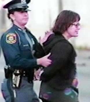 Diane Bukowski arrested by state troopers Nov. 4, 2008.
