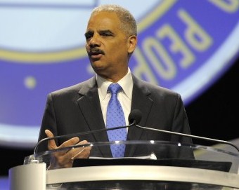 US Atty. General Eric Holder at NAACP Convention July 16, 2013.
