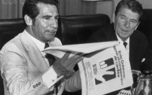 Ronald Reagan and Guatamalan dictator Rios Montt.