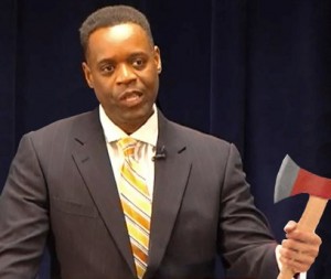 Kevyn Orr wants tasers too as he axes pensions, services for "dumb, lazy, happy" Detroiters.