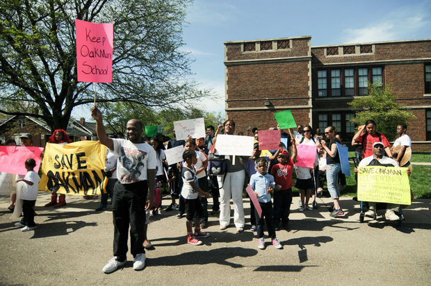 Rally to Save Oakman May 15 2013. MLive photo