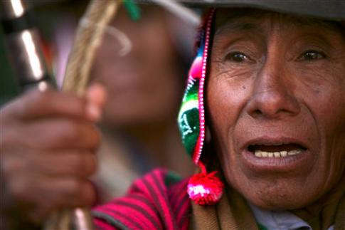 Indigena boliviano.