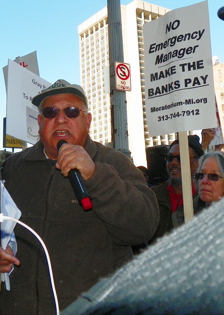 Jerry Goldberg of Detroit Debt Moratorium NOW!