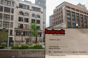 1215 Griswold and Bedrock Letter/ Photo Chris and Michelle Gerard Curbed Detroit