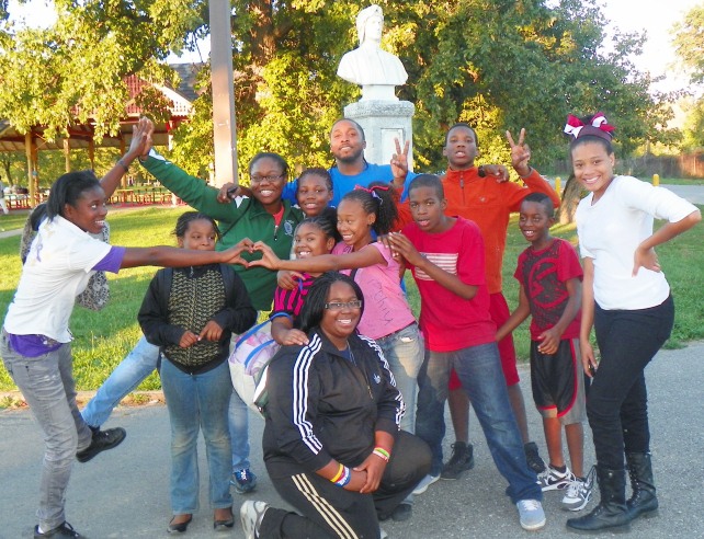 Detroit youth on Belle Isle, which is now run by the state. Youth like these will be at peril from state troopers.