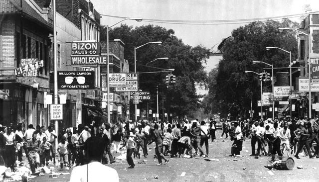 Detroit's Black population rose up in 1967 against intolerable conditions of poverty and police brutality. The conditions are comparable today. Whites and real estate agents used this as an excuse for the ignominious white flight.