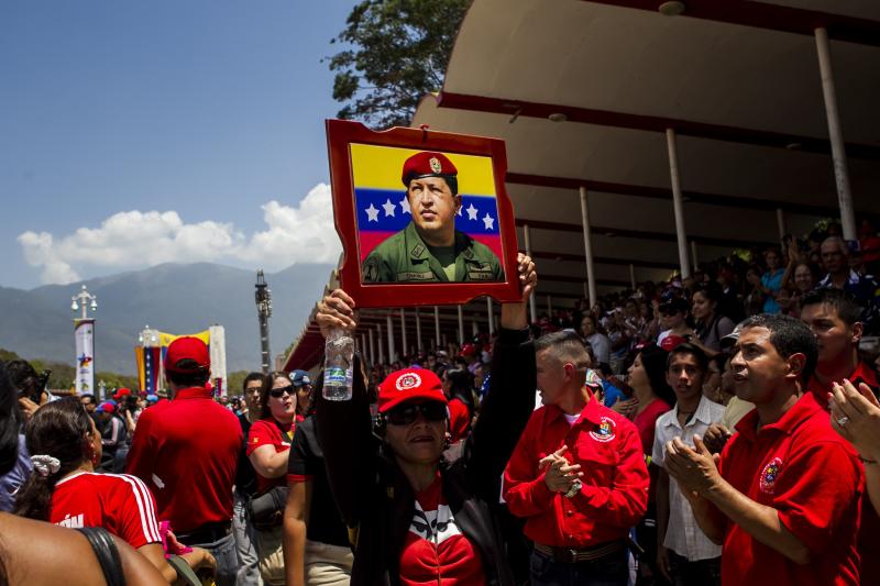 Commemoration of anniversary of Pres. Hugo Chavez' death March 5. Tens of thousands marched to support Chavez and his successor Maduro across the country.