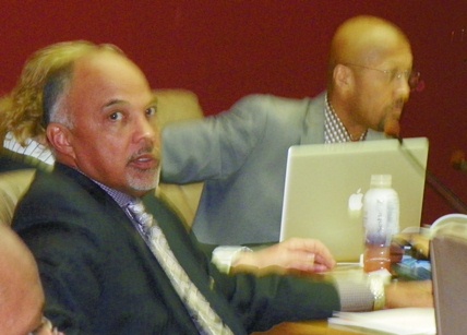 Detroit COO Gary Brown, shown in previous role on City Council with Council President and accused child molester Charles Pugh.