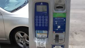 Detroit parking meter, many of which are inoperable.