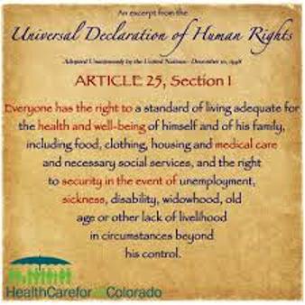 Part of the UN Declaration of Human Rights, which global corporations and banks are continually violated. The U.S. did not sign on to this agreement, or the UN Declaration on the Rights of the Child.