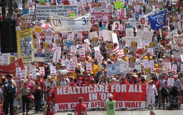 Health Care rally May 30, 2009/Photo Courtesy Greencare