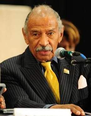 U.S. Rep. John Conyers at forum on Detroit bankruptcy last year.