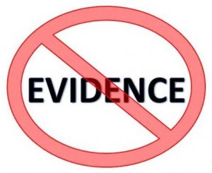 No evidence
