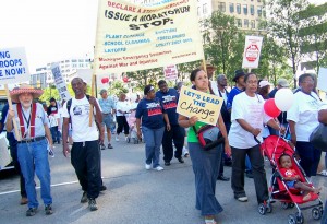 Detroiters commemorate anniversary of MLK March on Washington Aug. 28, 2011