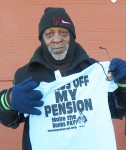 Hands off My Pension T-shirts sold by DAREA for $10.