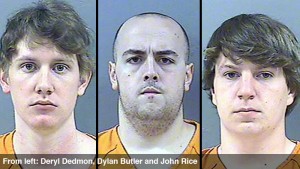 Deryl Dedmon, Dylan Butler, John Rice, killers of James Craig Anderson in Jackson, MS, 2011 