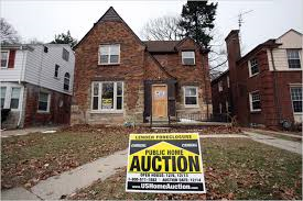 Foreclosed home in Detroit.