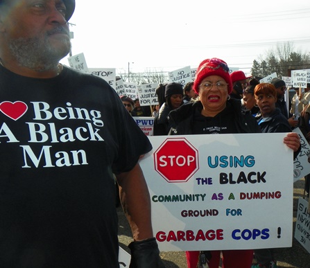 Protest against Dent beating April 3, 2015. Melendez bragged on the witness stand that he had been a narcotics cop for 24 years, including time spent with DPD as a "crew chief member of a 12-man Special Operation Narcotics Enforcement Unit."