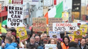 Protest in Donegal, Ireland.