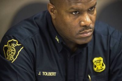 Former Detroit police investigator James Tolbert, who took Sanford confession, was fired as Flint's police chief in 2015.