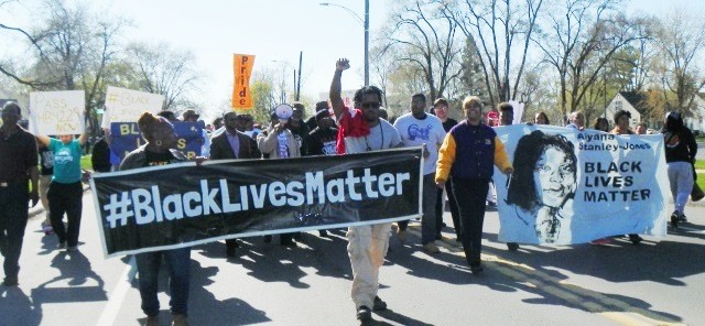 March on April 26, 2015 for Terrance Kellom, 19, killed by police April 19.