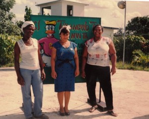 Workers at La Guinera Community Center, which provides day care, a polyclinic, and recreational facilities for young and old.