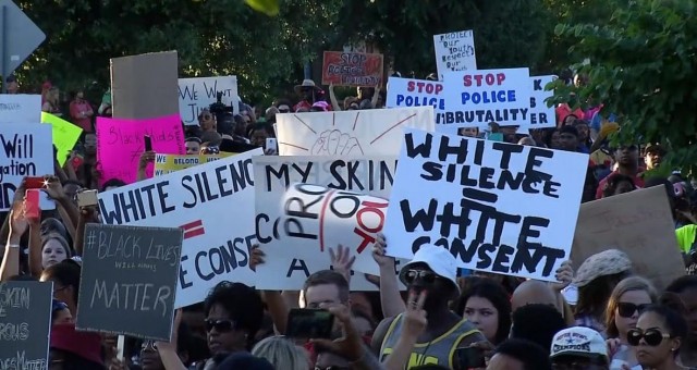 June 8 rally against racist police brutality in McKinney Texas also included whites.