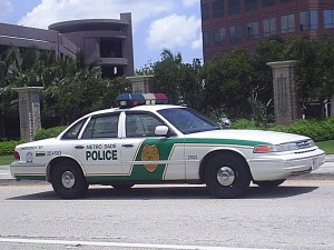 Miami Dade police Ford Crown Victoria Interceptor pictured in 2004.