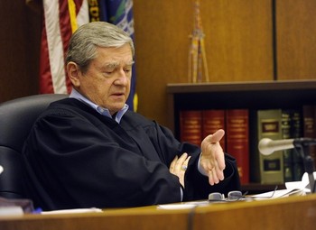 Wayne County Circuit Court Judge Michael Hathaway speaks from the bench Friday Jan. 4, 2013 in Detroit. Photo: Detroit News