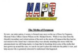 NAPO report on "The Myths of Ferguson"