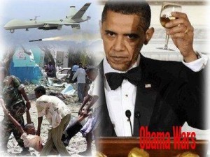 U.S. Pres. Barack Obama, CIA headed overthrow of Muammar Gaddafi in Libya, destruction of developed country's infrastructure.